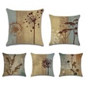 Kissenbezug mit Vintage-Blumenmuster, 5-teilig, weich, dekorativ, quadratisch, Kissenbezug, Kissenbezug für Schlafzimmer, Wohnzimmer, hochwertiges, maschinenwaschbares Innenkissen für Sofa, Couch, Lightinthebox