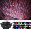 projektor mit bluetooth musik lautsprecher led sternenhimmel projektion laserlampe nachtlandschaft beleuchtung wasser streifenlampe halloween kinder baby geschenk mit fernbedienung Lightinthebox