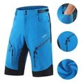 Arsuxeo Herren Radlerhose Fahrradhose Fahrradshorts Kurze Radhose MTB Fahhrad Kurze Hose Hosen entspannte Passform MTB Mountain Rennrad Sport Atmungsaktiv Rasche Trocknung Feuchtigkeitsabsorbierend Lightinthebox