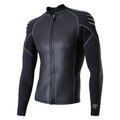 Lighinthebox, Herren Neoprenanzug Oberteil Neoprenanzugjacke 2mm CR Neopren Oberteile warm halten UPF50 Rasche Trocknung Hochelastisch Langarm Reißverschluß vorne - Schwimmen Tauchen Surfen Schnorcheln Einfarbig Lightinthebox