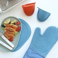 Lighinthebox, Mini-Handschuhe aus Silikon, hitzebeständig, wasserdicht, Topflappen, schützen die Hände vor heißen Platten, Kochen und Backen, Fingerklemmgriffe Lightinthebox