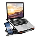 Lighinthebox, Laptop Stand für Schreibtisch Verstellbarer Laptopständer Kunststoff Silikon Tragbar Faltbar Alles in einem Laptop Halter Kompatibel mit Kindle Fire iPad Pro MacBook Air Pro 9 bis 15,6 Zoll 17 Zoll Lightinthebox
