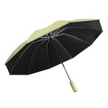 Lighinthebox, vollautomatischer 10-Knochen-Klapp-Reverse-Regenschirm dreifacher Reflexstreifen Herren- und Damen-Business-Regenschirm Lightinthebox