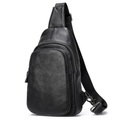 Lighinthebox, Herren Ledertasche Schultertaschen Handy-Beutel Schultertasche aus Sling Schultertasche Nappaleder Rindsleder Reißverschluss Täglich Schwarz Kaffee Lightinthebox