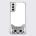 Katze Telefon Fall Zum Samsung Galaxy A73 A53 A33 S22 Ultra Plus S21 FE S20 A72 A52 A42 Einzigartiges Design Schutzhülle Stoßresistent Staubdicht Transparent Rückseite TPU Lightinthebox