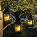 Lighinthebox, LED-Solarpflanze für den Außenbereich, Sternlichter, Retro-Laterne, Nachtlicht, wasserdicht, hängend, Solarlampe für Garten, Terrasse, Hochzeit, Party, Urlaub am Meer, Hofdekoration im Freien, 1 Stk Lightinthebox