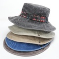 Lighinthebox, Herren Damen Sonnenhut Fischen-Hut Wanderhut Boonie-Hut Breiter Rand Sommer Außen UV-Sonnenschutz Sonnenschutz UV Schutz Atmungsaktiv Hut Baumwolle Band - Jeansblau Band - Khaki Luftschlangen - Kaffee Lightinthebox