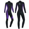 Lighinthebox, DiveSail Damen Neoprenanzüg Lange 3mm SCR Neopren Tauchanzüge warm halten UPF50 Atmungsaktiv Hochelastisch Langarm Handyhülle für das ganze Handy Reißverschluß vorne - Schwimmen Tauchen Tauchgerät Lightinthebox