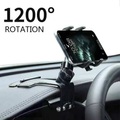 1200 grad universal armaturenbrett auto telefon clip rückspiegel sonnenschutz schallwand auto telefon halter handy halterung ständer gps Lightinthebox