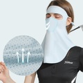 Sonnenschutzmaske weiblich Sommer bedeckt das ganze Gesicht im Freien UV-Schutz Sonnenschirm atmungsaktiv langer Hals Eisseide Schleier Gesicht Gini Lightinthebox