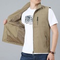 Herren Anglerweste Weste für Wanderer Ärmellos Shirt Außen Atmungsaktiv Rasche Trocknung Leicht Multi Pocket Sommer Sportlich Reißverschluss Polyester Schwarz Armeegrün Khaki Jagd Angeln Klettern Lightinthebox