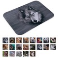 Lighinthebox, 3D-Wolf-Druck-Fußmatte, Innenteppiche, saugfähiger, schmutzabweisender Eingangsteppich, rutschfester Badezimmerteppich, maschinenwaschbare Innenbodenmatte, Türvorleger, Bereichsteppich Lightinthebox