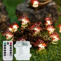 Pilz-Lichterkette 3m 30led mit Fernbedienung 8 Modi batteriebetriebene Lichterkette decorfor Hausgarten Terrasse Weihnachten Hochzeit Party Indoor Outdoor Terrasse Zaun Dekoration Lichter Lightinthebox