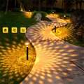 Lighinthebox, 2/6 stücke solar garten weg lichter im freien led rasen lampe rgb warmweiße farbe für garten dekor landschaft beleuchtung Lightinthebox