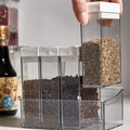 Lighinthebox, transparent gewürz gewürz box pp salz pfeffer glas box küche salz pfeffer gewürz aufbewahrung aufbewahrung aufbewahrungsbox küchengerät glas behälter Lightinthebox