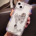 Handyhülle für Apple Backcover Classic Series iPhone 14 13 Pro Max 12 11 Se 2022 x XR xs Max 8 7 Strass klar stoßfest Schmetterling Acryl Lightinthebox