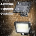 LED-Flutlicht Split-Solarlampe Outdoor-Bewegungssensor LED-Solarflutlicht Outdoor-Sicherheits-Solarlampe wasserdicht 3 Beleuchtungsmodi einschließlich 16,4 Fuß (ca. 5 Meter) Kabel, geeignet für Lightinthebox