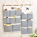 Wandbehang Aufbewahrungstasche Cartoon Türbehang Organizer Multi-Grid Kleinigkeiten Sortierbeutel Badezimmer Kosmetik Organizer Lightinthebox