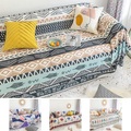 Lighinthebox, Sofadecke Überwurf Boho Sofabezug Schonbezug für Schnittcouch Sessel Loveseat 4- oder 3-Sitzer L-Form, Bettdecken, Möbelschutz vor Haustieren Lightinthebox
