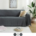 Lighinthebox, Sofabezug Sofadecke einfarbig Couchbezug Couchschutz Sofaüberwurf waschbar für Sessel/Wohnzimmer/3 Sitzer/4 Sitzer/L-Form Sofa moderne geprägte Polyester/Baumwoll-Mischung Überzüge Lightinthebox