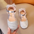 Mädchen Turnschuhe Schulschuhe Satin Tragbar Große Kinder (ab 7 Jahren) Kleine Kinder (4-7 Jahre) Drinnen draußen Indoor Outdoor Spielen Schnürsenkel Gold Silber Herbst Frühling Lightinthebox