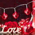 Lighinthebox, 1,5-20 m Liebe Herz Lichterketten gute Wünsche Vorschlag Geständnis Liebe Laterne Schlafzimmer Zimmer kreative Hängelampe LED Lichterketten Urlaubslichter Outdoor kreative Party Batterien betrieben 1 Lightinthebox