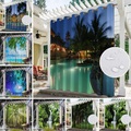 Lighinthebox, wasserdichte Vorhänge für den Innen- und Außenbereich für die Terrasse, dicke Ösenvorhänge für Schlafzimmer, Wohnzimmer, Veranda, Pergola, Cabana, 1 Paneel Lightinthebox