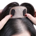 Echthaar-Toupets für Frauen vorne, ordentliches Knallhaar, gefälschte Fransen, Clip in Knallabdeckung, weißes Haar, natürliche Verlängerungen für Frauen, Perücke, Haarteil Lightinthebox
