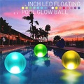 Lighinthebox, 1/2/3pcs pvc 40cm rgb schwimmendes Poollicht 13 Farben leuchtender dekorativer Wasserball für Swimmingpool-Sportgeräte im Freien Lightinthebox