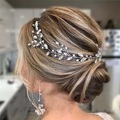 Lighinthebox, Braut Hochzeit Turban Kristall Blattsilber Braut Haarschmuck Strass Haarband Tiara für Bräute und Brautjungfern Lightinthebox