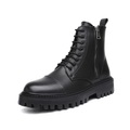 Herren Stiefel Springerstiefel Casual Täglich PU Stiefeletten / Stiefeletten Schwarz Winter Herbst Lightinthebox