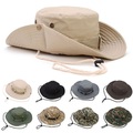 Sonnenhut Eimer Hut Fischen-Hut Wanderhut Breiter Rand Sommer Außen Wasserdicht UV-Sonnenschutz Atmungsaktiv Rasche Trocknung Hut Marineblau Tarnarmee grün Tarnung Khaki für Angeln Klettern Strand Lightinthebox