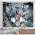 Wandteppich, Kunstdekor, Decke, Vorhang, zum Aufhängen, Zuhause, Schlafzimmer, Wohnzimmer, Dekoration, Universum, Planet, Thema, Fantasie-Stil, Polyester Lightinthebox