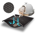Lighinthebox, Wasserdichte Haustier-Katzenstreu-Matte, doppelschichtige Einstreu-Katzenbett-Pads, die Haustiere einfangen, Katzenklo-Matte für Katzen, Haus, saubere Matte, Heimtierbedarf Lightinthebox