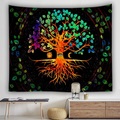 Tarot Weissagung Wandteppich Kunstdekor Decke Vorhang hängend Zuhause Schlafzimmer Wohnzimmer Dekoration mysteriöser böhmischer Bodhi-Baum Lightinthebox