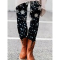 damenmode strumpfhosen leggings druck in voller länge hose täglich mikro-elastisch kariert kariert baum bauchkontrolle butt lift mager bild farbe 9 2xl Lightinthebox
