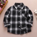 kinderkleidung Jungen Hemd Plaid Outdoor Langarm Aktiv Baumwolle 2-12 Jahre Winter Schwarz Lightinthebox