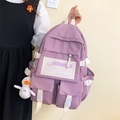 Schulrucksack Bookbag Mehrfarbig für Schüler Jungen Mädchen Multi-Funktion Wasserdicht Hohe Kapazität Nylon Schulranzen Rucksack Schulranzen 22 Zoll Lightinthebox