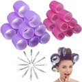 Lockenwickler cludoo 36-tlg. Jumbo große Lockenwickler-Sets mit Edelstahl-Entenschnabel-Clip 2 Größe selbstgriffige Lockenwickler-Rollen für langes mittel kurzes dickes feines dünnes Haar Pony Volumen Lightinthebox