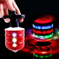 rotierender Kreisel mit Sound und LED-Lichtmusik Kreisel-Pressstil / Holzimitat / magnetisches blinkendes leuchtendes Kinderspielzeug Lightinthebox