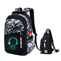 Schulrucksack Bookbag Mehrfarbig für Schüler Jungen Wasserdicht Hohe Kapazität Mit USB-Ladeanschluss Oxford Stoff Schulranzen Rucksack Schulranzen 23 Zoll Lightinthebox