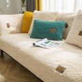 Lighinthebox, Lamm-Samt-Sofa-Schonbezug, Sofa-Sitzbezug, Schnittsofabezüge, Möbelschutz, Anti-Rutsch-Couchbezüge für Hunde, Katzen, Kinder (stückweise verkauft/nicht alle Sets) Lightinthebox
