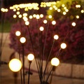 Lighinthebox, 2 stücke solar garten lichter starburst schwankende update lichter 10 leds solar led licht outdoor garten lichter feuerwerk glühwürmchen schwankendes licht landschaftsbeleuchtung für hof weg rasen Lightinthebox