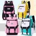Schulrucksack Bookbag Mehrfarbig für Schüler Jungen Mädchen Wasserdicht Atmungsaktiv Hohe Kapazität Nylon Schulranzen Rucksack Schulranzen 20 Zoll Lightinthebox