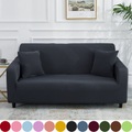 reine Farbe feste Stretch-Schonbezug Spandex Jacquard rutschfeste weiche Couch Sofabezug mit einem kostenlosen Boster Casewashable Möbelschutz mit rutschfestem Schaum und elastischem Boden für Kinder Lightinthebox