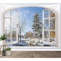 Landschaft wandteppich art deco decke vorhang picknicktischdecke hängend hause schlafzimmer wohnzimmer schlafsaal dekoration polyesterfaser für schlafzimmer wohnzimmer Lightinthebox
