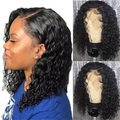 Lighinthebox, Tiefe Welle Bob Perücken billige Bob Echthaar Lace Front Perücken mit Babyhaar für schwarze Frauen Lightinthebox
