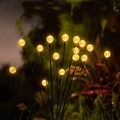 Lighinthebox, Solar-Gartenleuchten für den Außenbereich Glühwürmchen-Leuchten LED-Wegleuchten im Freien wiegende wasserdichte Feuerwerksbeleuchtung für Hofgarten-Landschaftslampe 1x 2x Lightinthebox