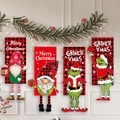 weihnachtsdekoration gellinch puppe hängende flagge gesichtslose puppe hängende flagge gartenflagge Lightinthebox