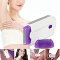 Lighinthebox, professionelles schmerzloses Haarentfernungsset Laser-Touch-Epilierer USB-wiederaufladbarer Frauenkörper Gesicht Bein Bikini Handrasierer Haarentferner Lightinthebox